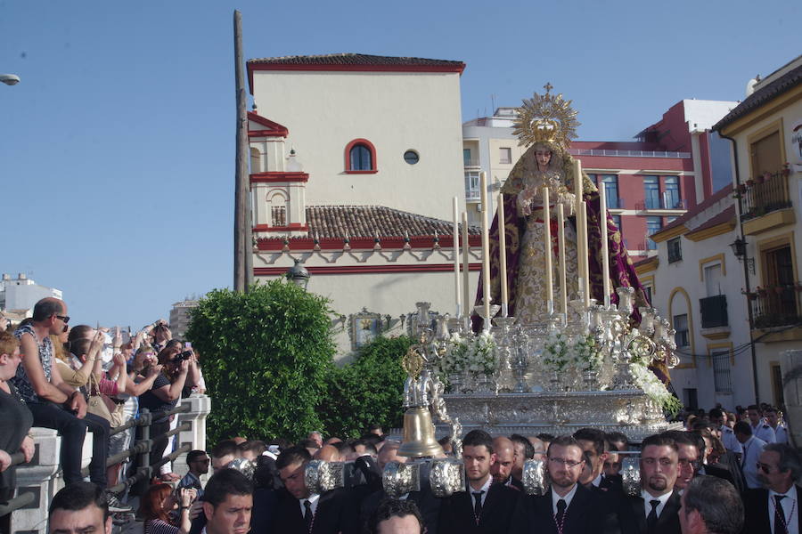 La procesión de la Virgen de la Trinidad, en imágenes