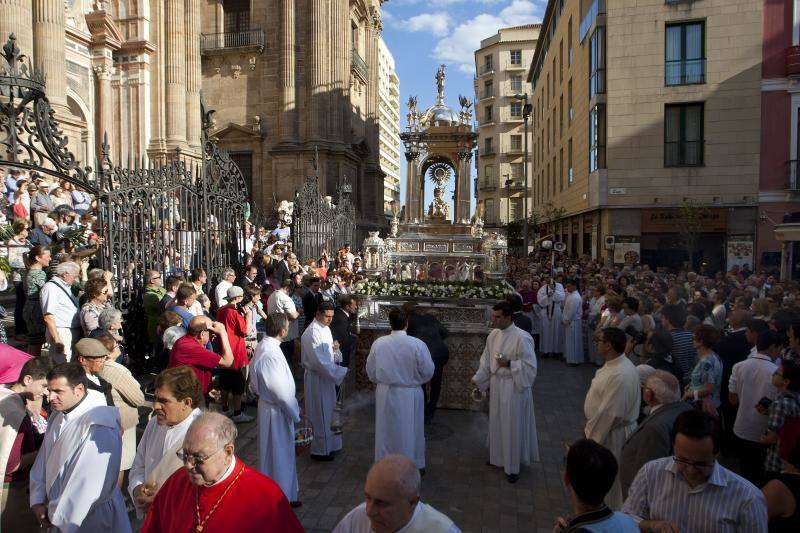 Fotos de la procesión del Corpus Christi en Málaga