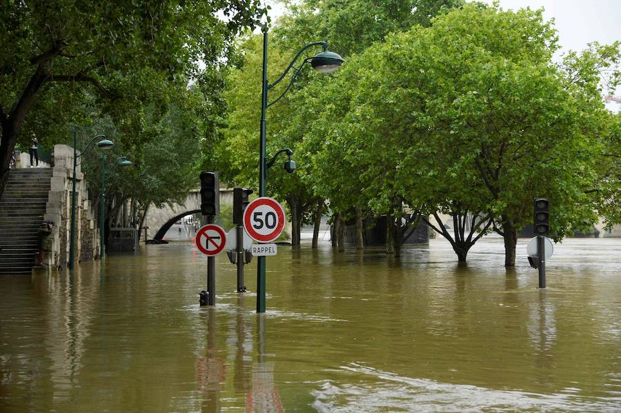 El temporal en Francia deja imágenes impactantes