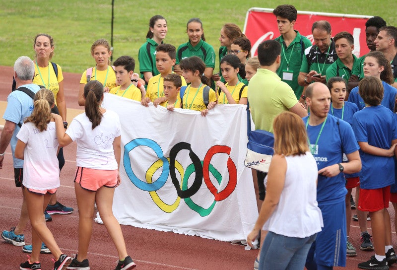 Olimpiadas infantiles en Málaga