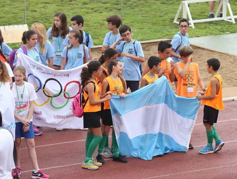 Olimpiadas infantiles en Málaga