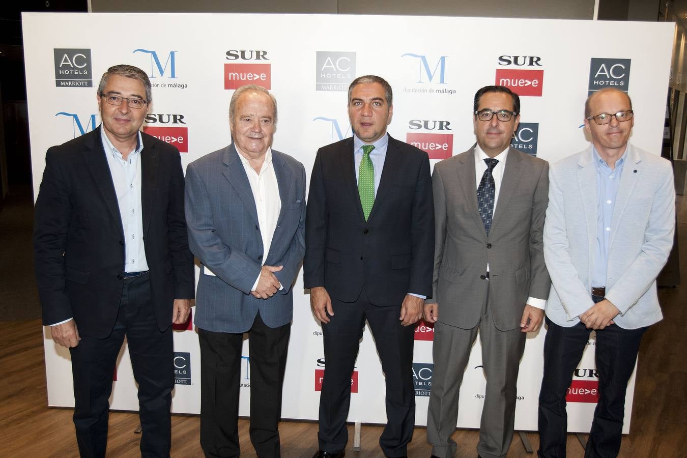 Francisco Salado, Martín Navarrete, Elías Bendodo, Miguel Briones y José Antonio Víquez.