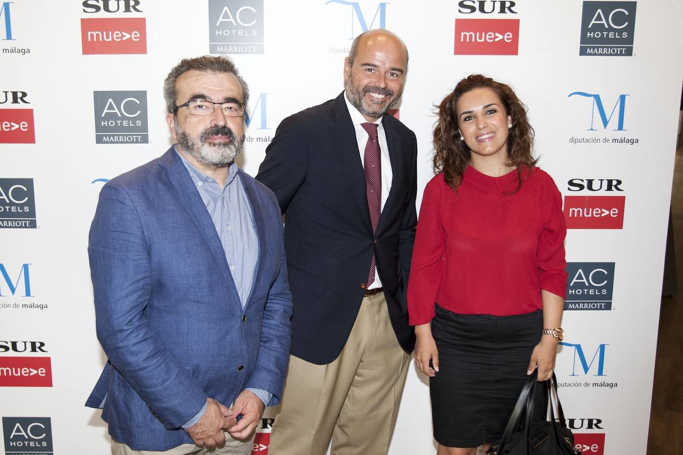 José Vicente Astorga, Santiago Gómez Villarés y Manuela Aránega.