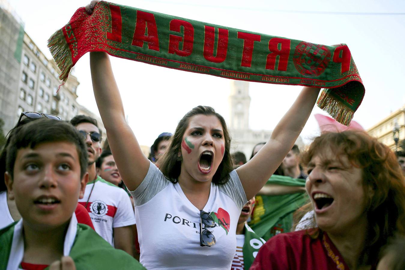 Portugal enloquece con el pase a la final de la Eurocopa