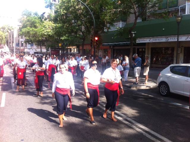 La Virgen del Carmen procesiona por las calles de El Palo