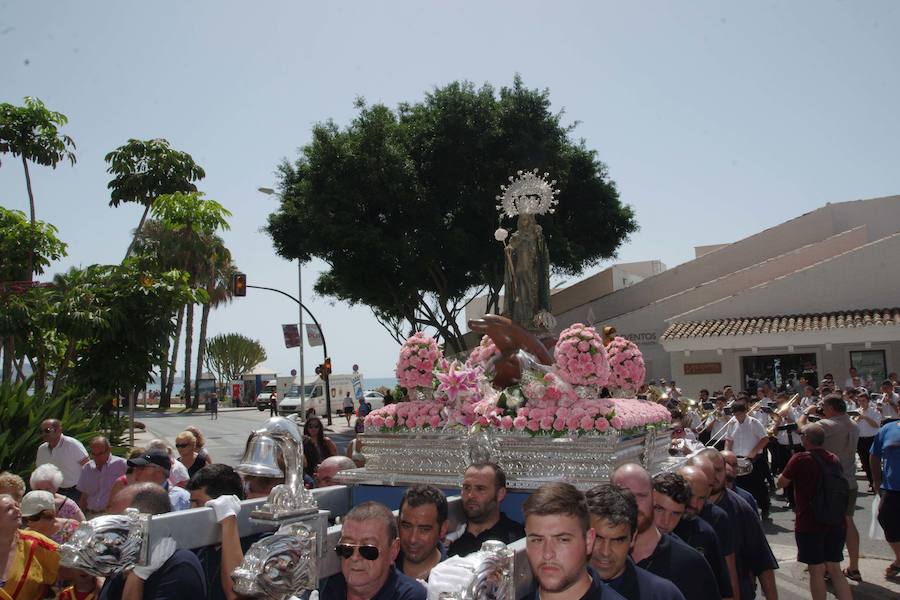 En fotos, la procesión de la Virgen del Carmen del Perchel