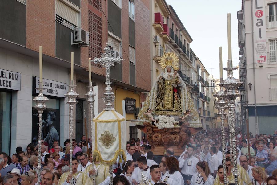 En fotos, la procesión de la Virgen del Carmen del Perchel