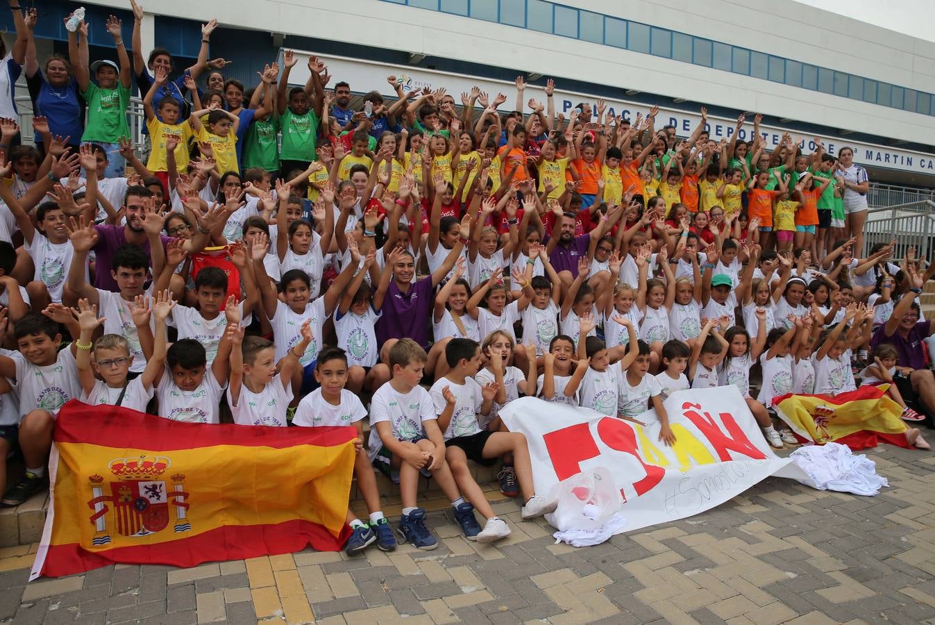 La selección española de baloncesto en Málaga