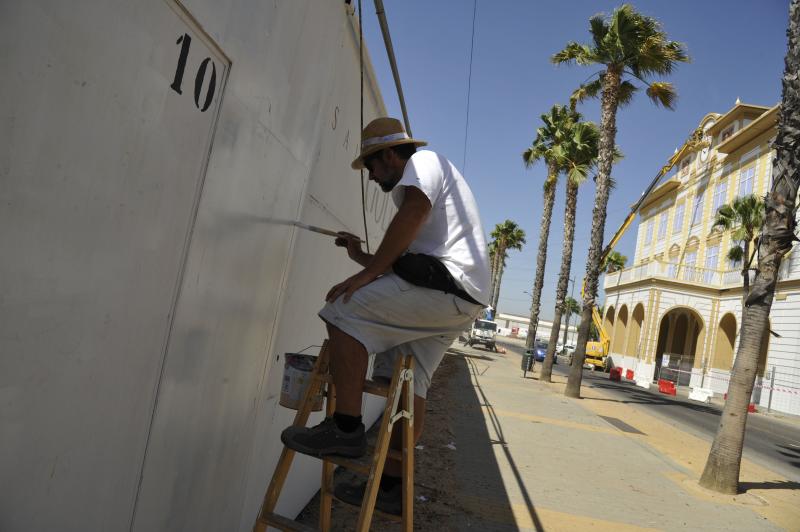 Así se prepara el Cortijo de Torres para la Feria de Málaga