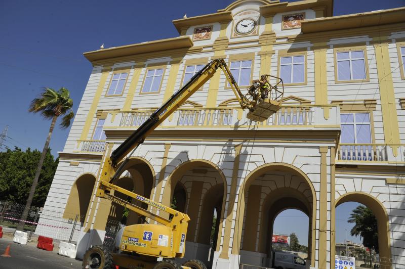 Así se prepara el Cortijo de Torres para la Feria de Málaga
