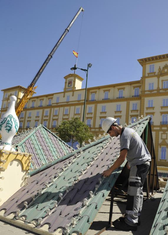 Así se prepara el Cortijo de Torres para la Feria de Málaga