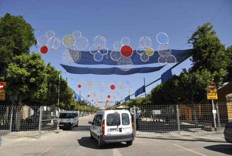 Así se prepara el Cortijo de Torres para la Feria de Málaga