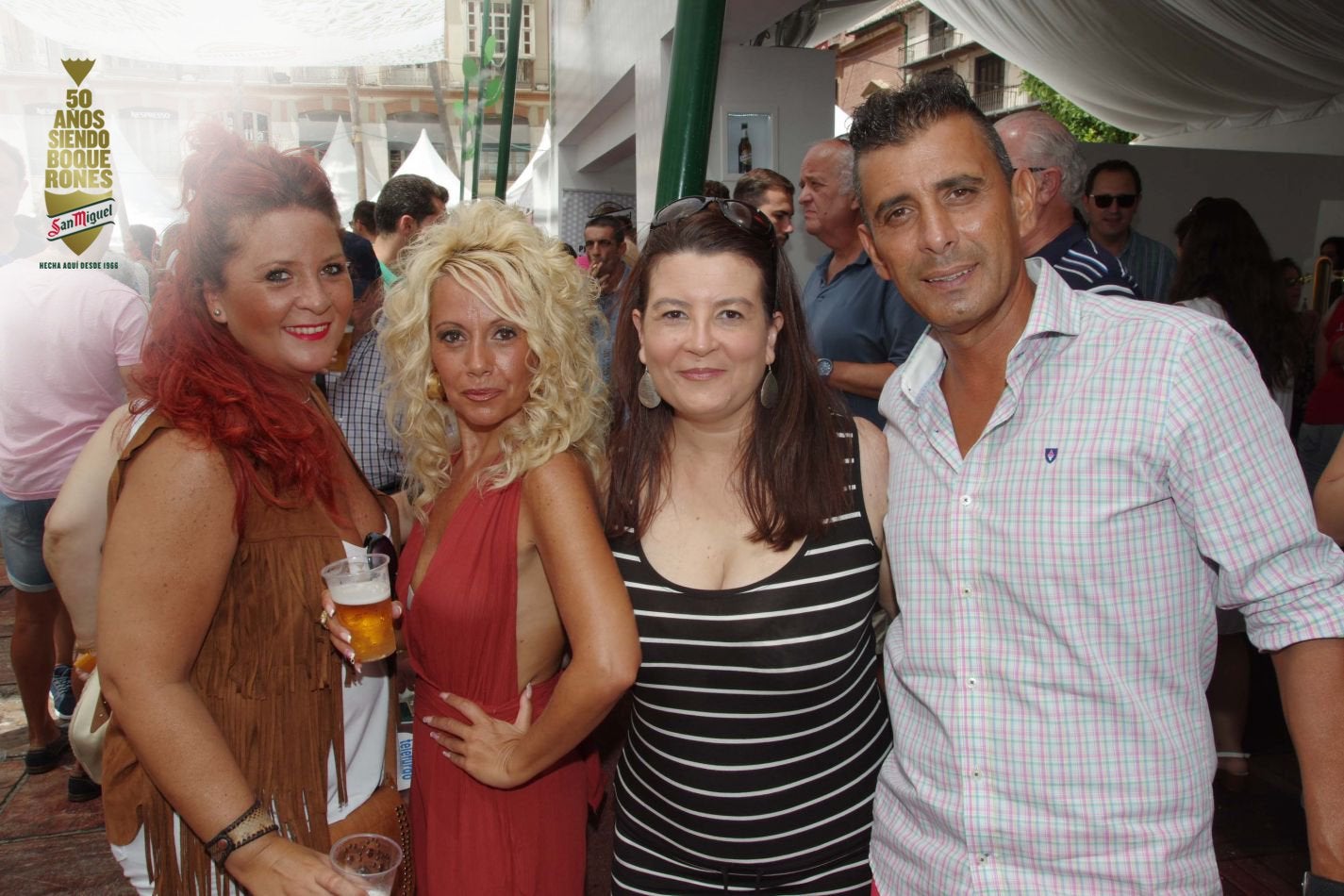 Marina Cortijo, Eva María Garrido, Alicia Olmo y Ángel González, que vienen desde Jerez de la Frontera.. 