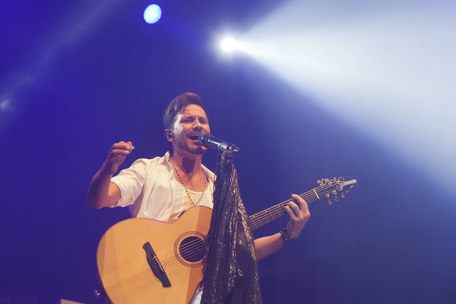 En fotos, la actuación de David de María en Málaga