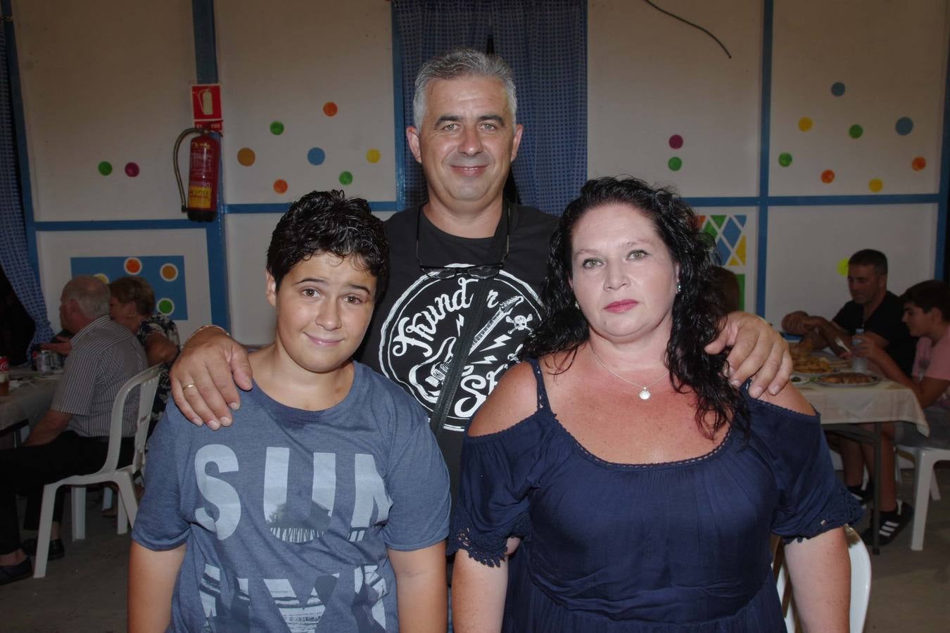 La noche del martes en la caseta de la Peña El Bastón