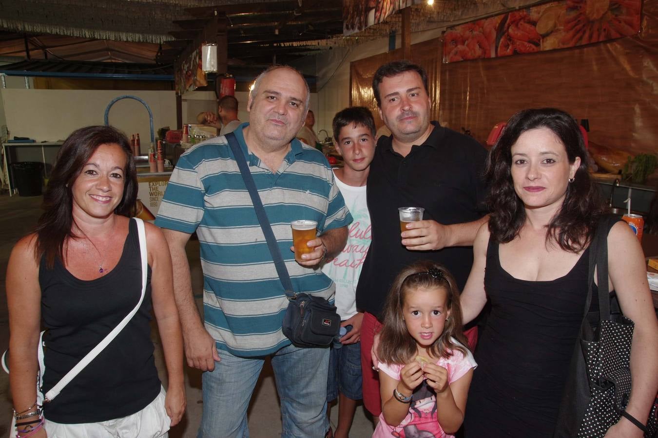 La noche del martes en la caseta de la Peña El Bastón