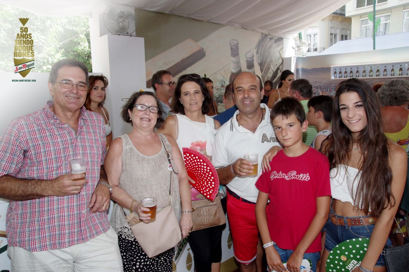 Antonio Díaz, Juan María Rodríguez, Aurelia Díaz, Eugenio Moreno, Javier Moreno y Marta Moreno, que vienen desde Puerto Llano y de Córdoba