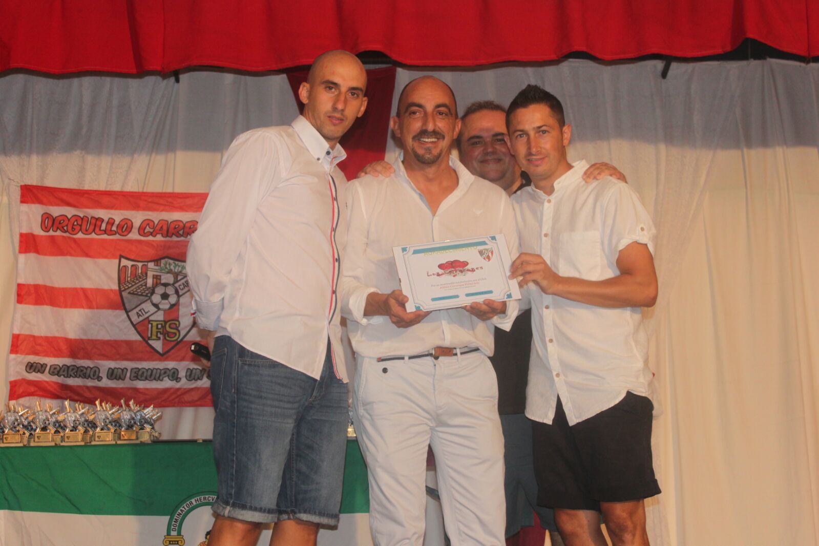Entrega de premios del Atlético Carranque en Los Corazones
