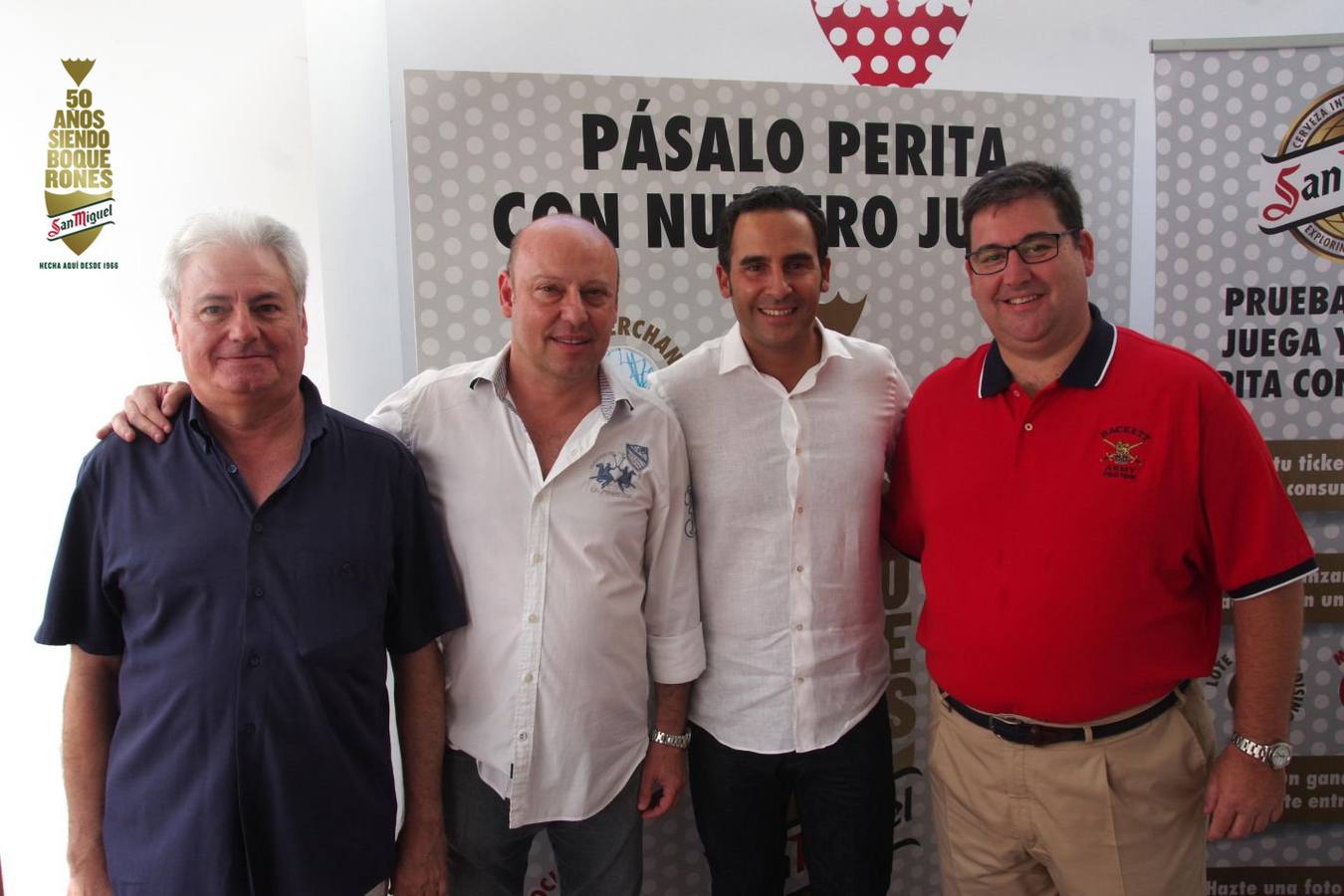 José Luis Burgueño, Carlos Hugo Guirado, Daniel Pérez y Juan Arenas