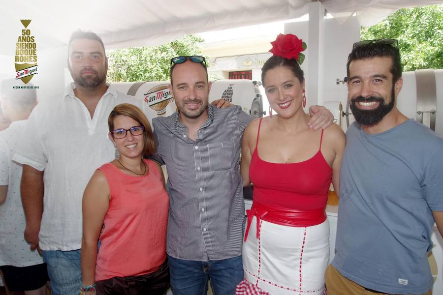 Agustín Baena, María José Cobos, Curro Escámez, Meritxell Castro y Juanma Liceras