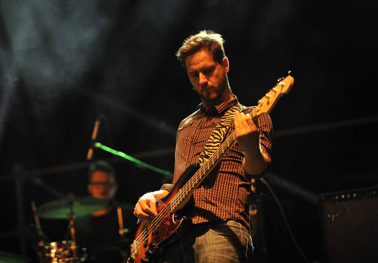 Terral y jóvenes talentos en la caseta de la juventud