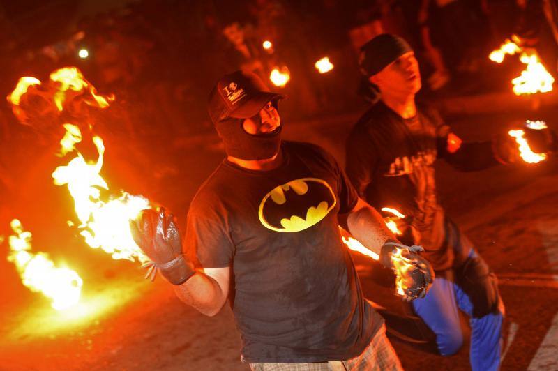 Festival de la bola de fuego en San Salvador