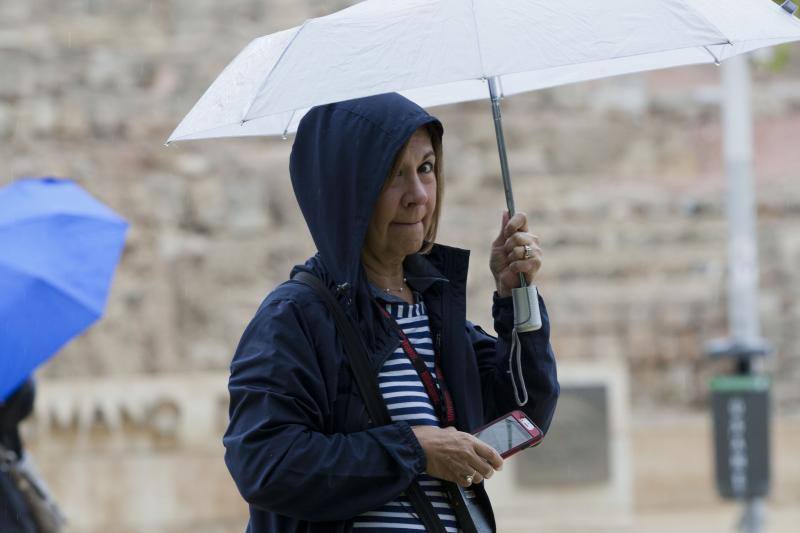 Fotos de las primeras lluvias del otoño en Málaga