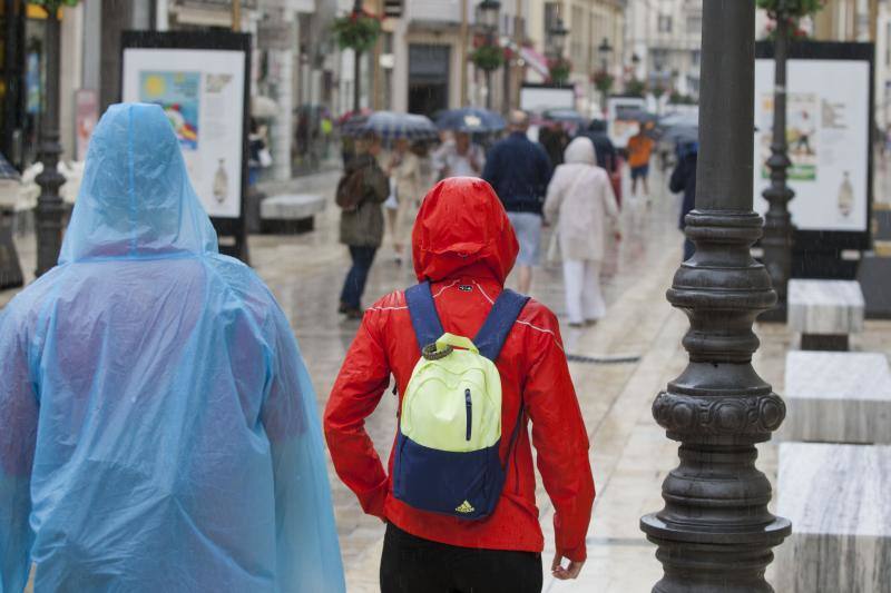 Fotos de las primeras lluvias del otoño en Málaga