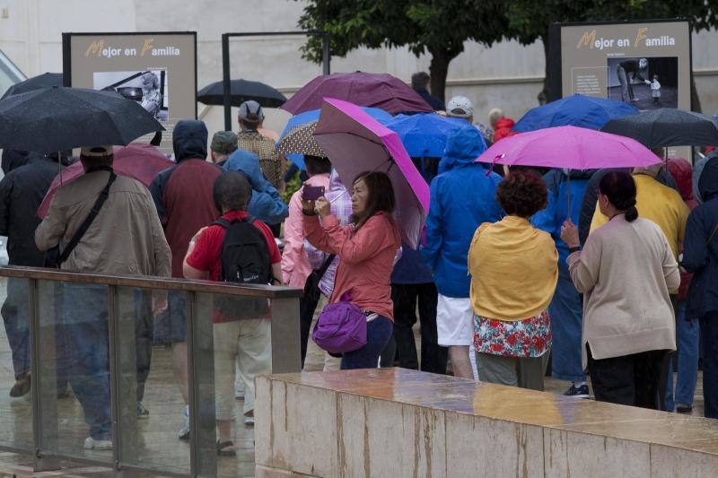 Fotos de las primeras lluvias del otoño en Málaga