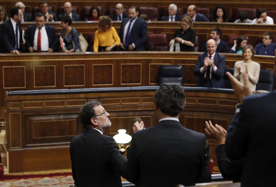 La primera sesión del debate de investidura, en imágenes