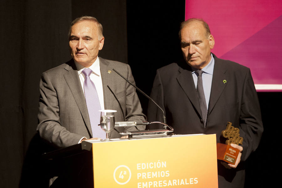 La entrega de premios a los mejores empresarios malagueños, en imágenes