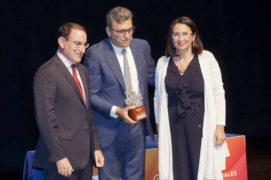 La entrega de premios a los mejores empresarios malagueños, en imágenes