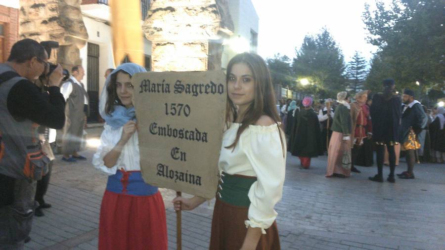 La recreación de María Sagredo en Alozaina, en imágenes