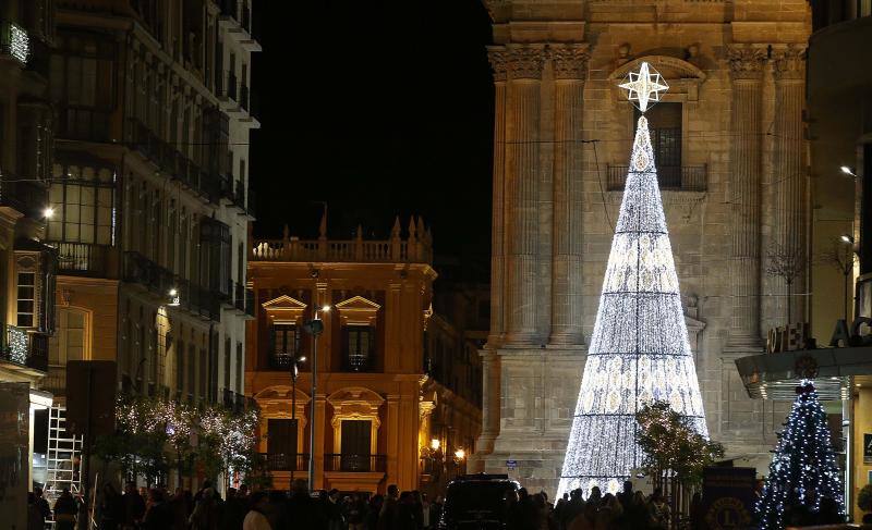 Ya es Navidad en el Centro de Málaga