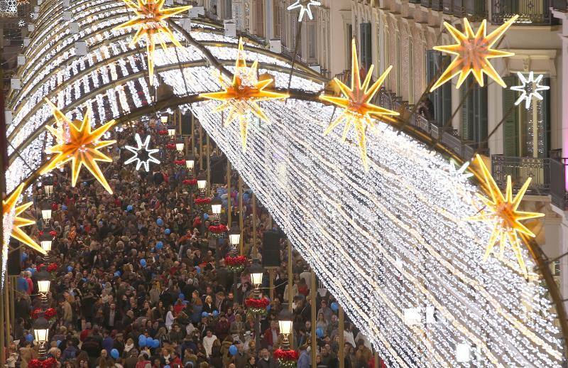 Ya es Navidad en el Centro de Málaga