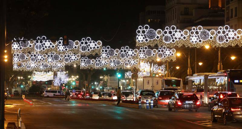 Ya es Navidad en el Centro de Málaga
