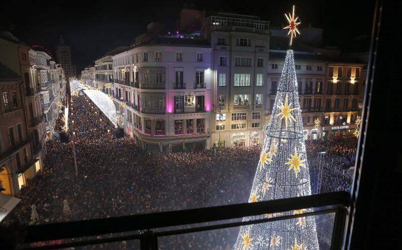 Ya es Navidad en el Centro de Málaga