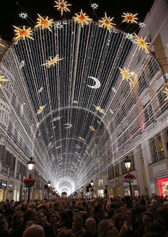 Ya es Navidad en el Centro de Málaga