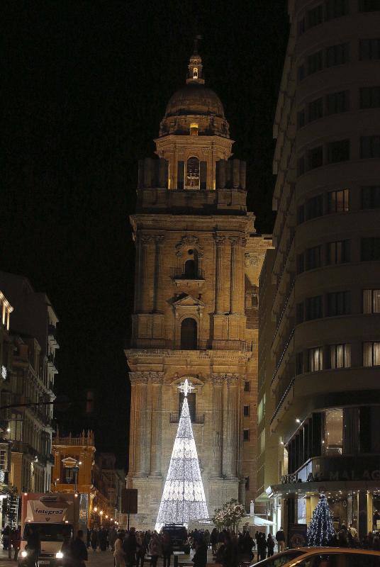 Ya es Navidad en el Centro de Málaga
