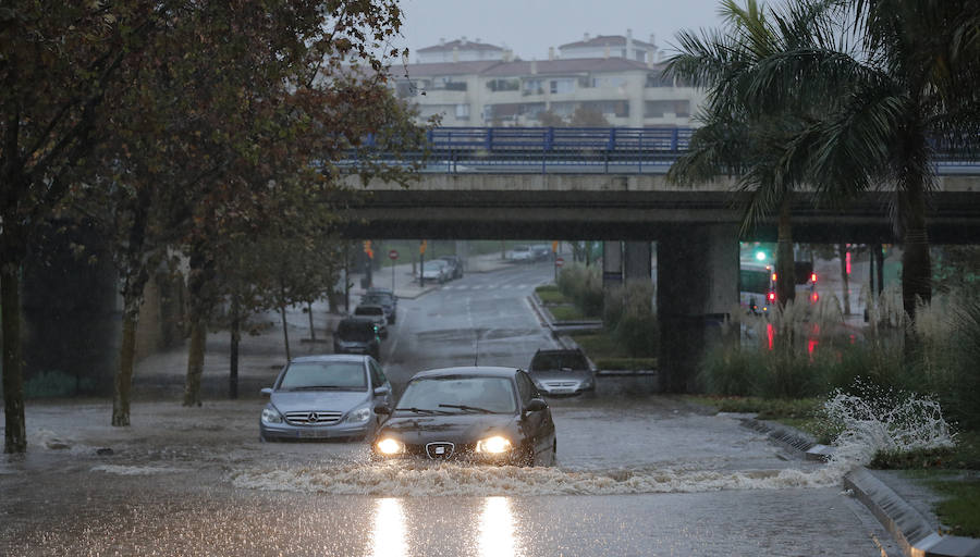 Fotos de las inundaciones en Málaga capital