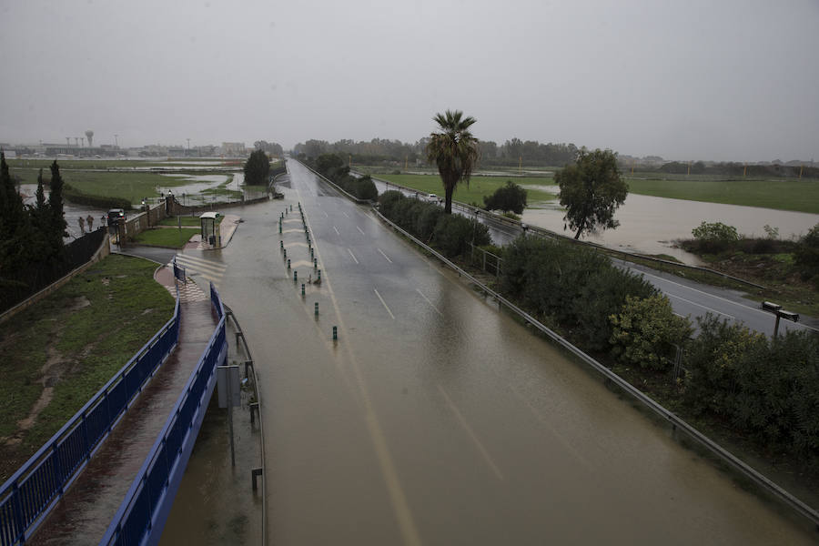 Fotos de las inundaciones en Málaga capital