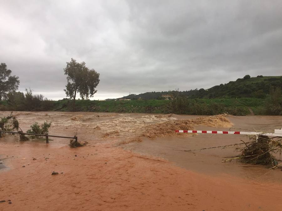 Las inundaciones, en Mijas