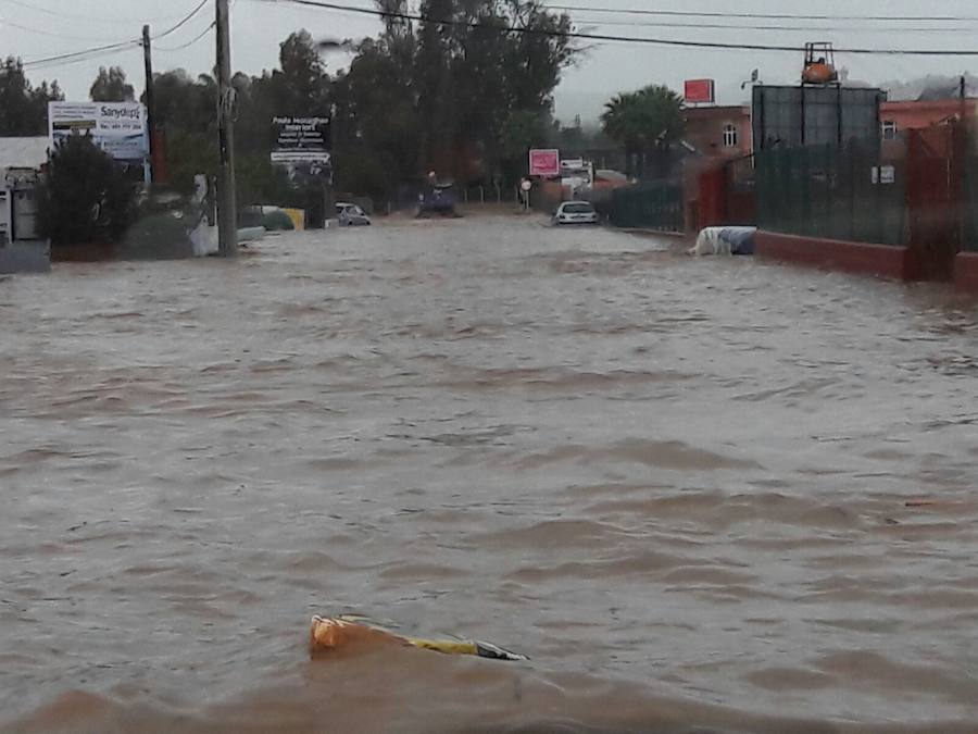 Las inundaciones, en Mijas