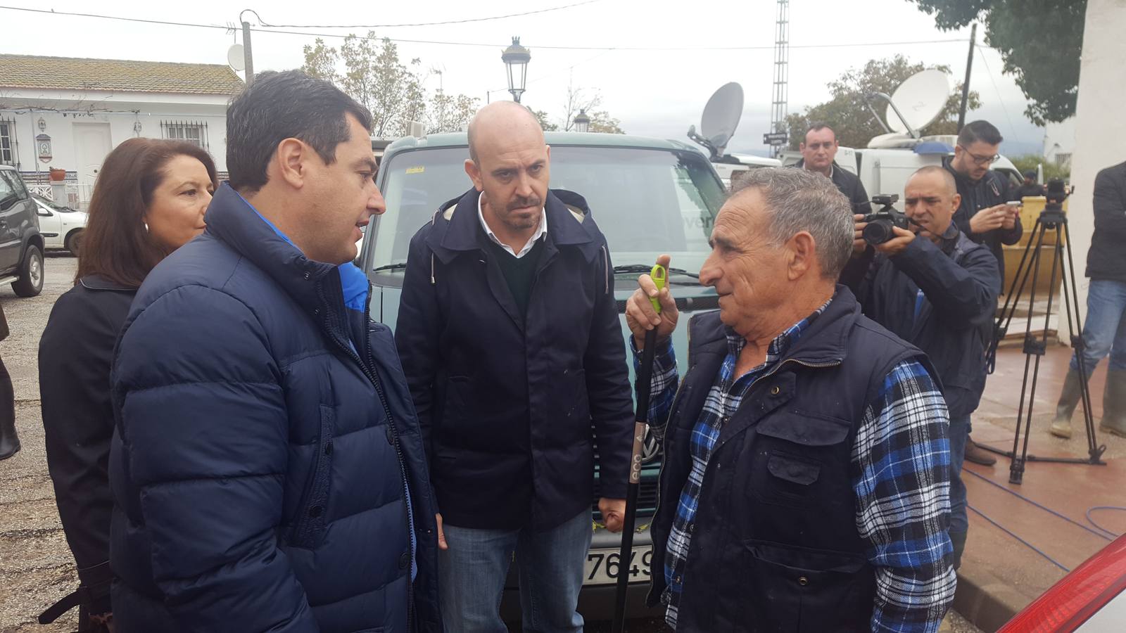 Tareas de limpieza en Doña Ana tras las inundaciones