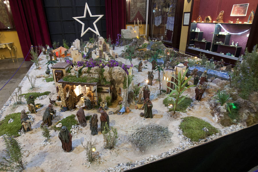 Exposición de belenes de miniatura de la colección de Luis Merino
