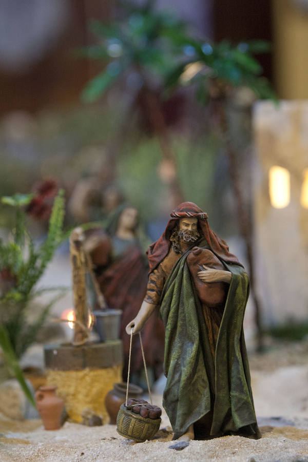 Exposición de belenes de miniatura de la colección de Luis Merino