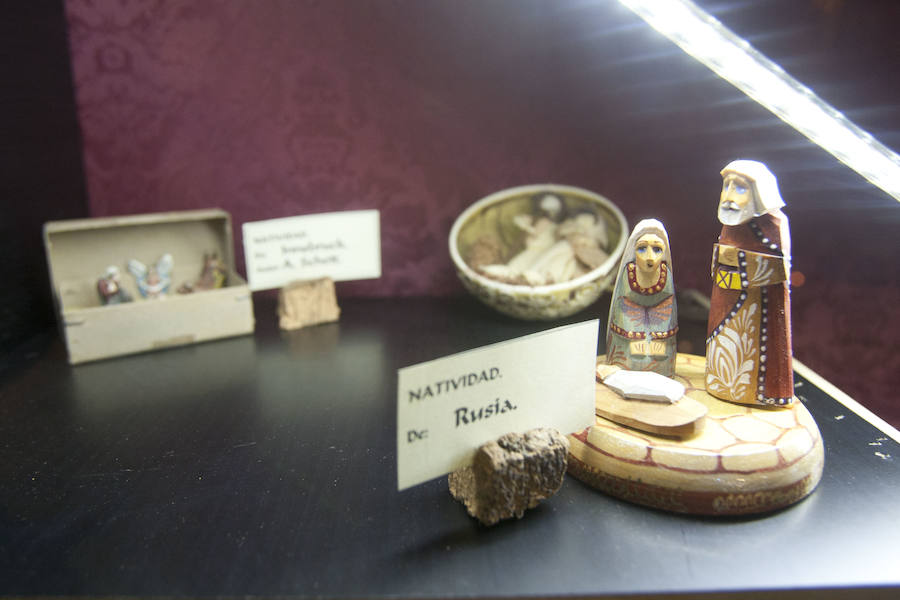 Exposición de belenes de miniatura de la colección de Luis Merino