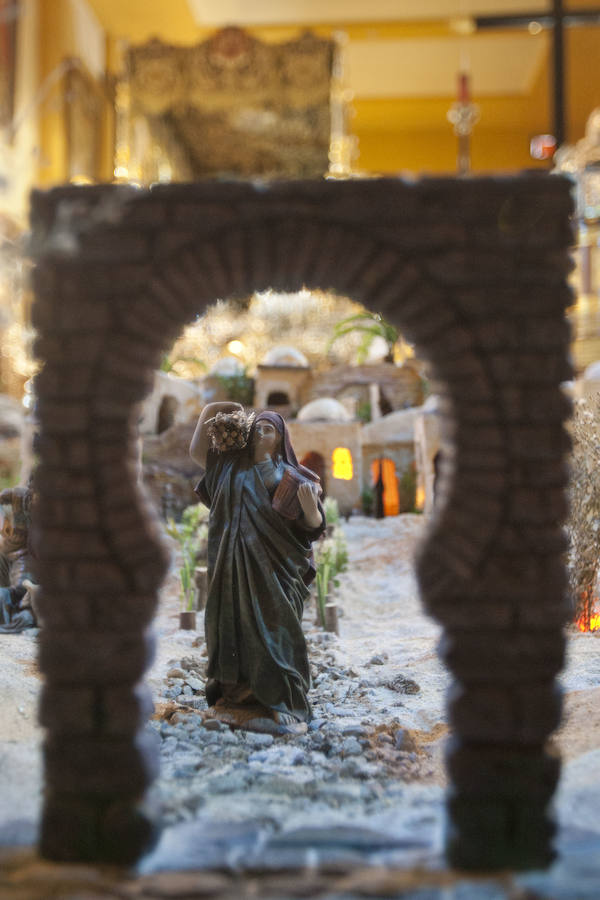 Exposición de belenes de miniatura de la colección de Luis Merino