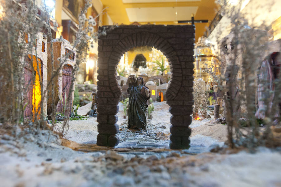 Exposición de belenes de miniatura de la colección de Luis Merino