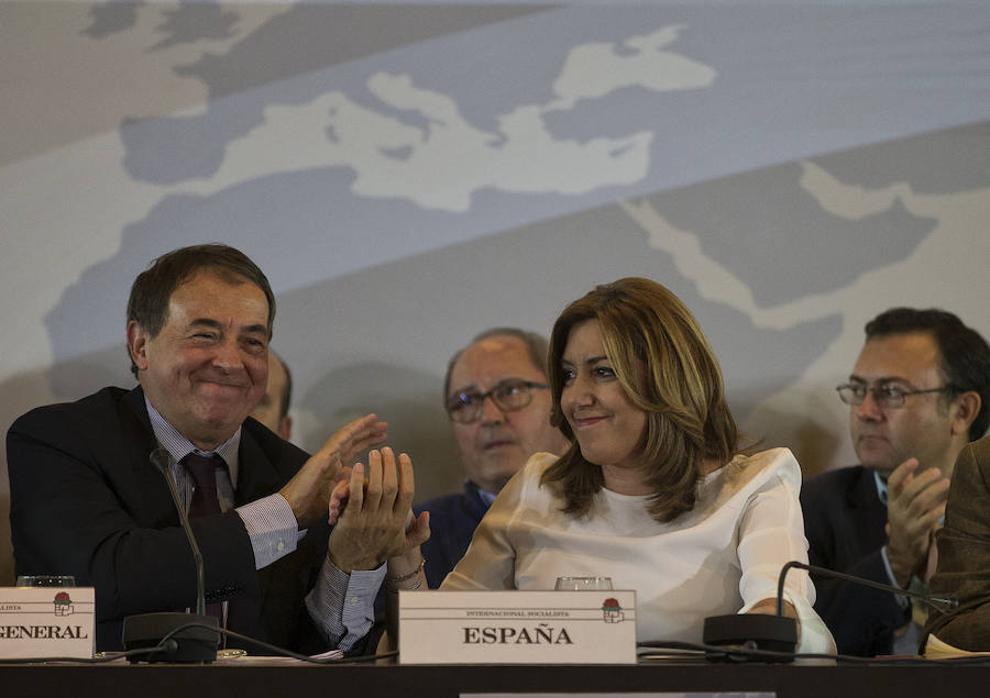 Susana Díaz clausura un acto socialista en Málaga
